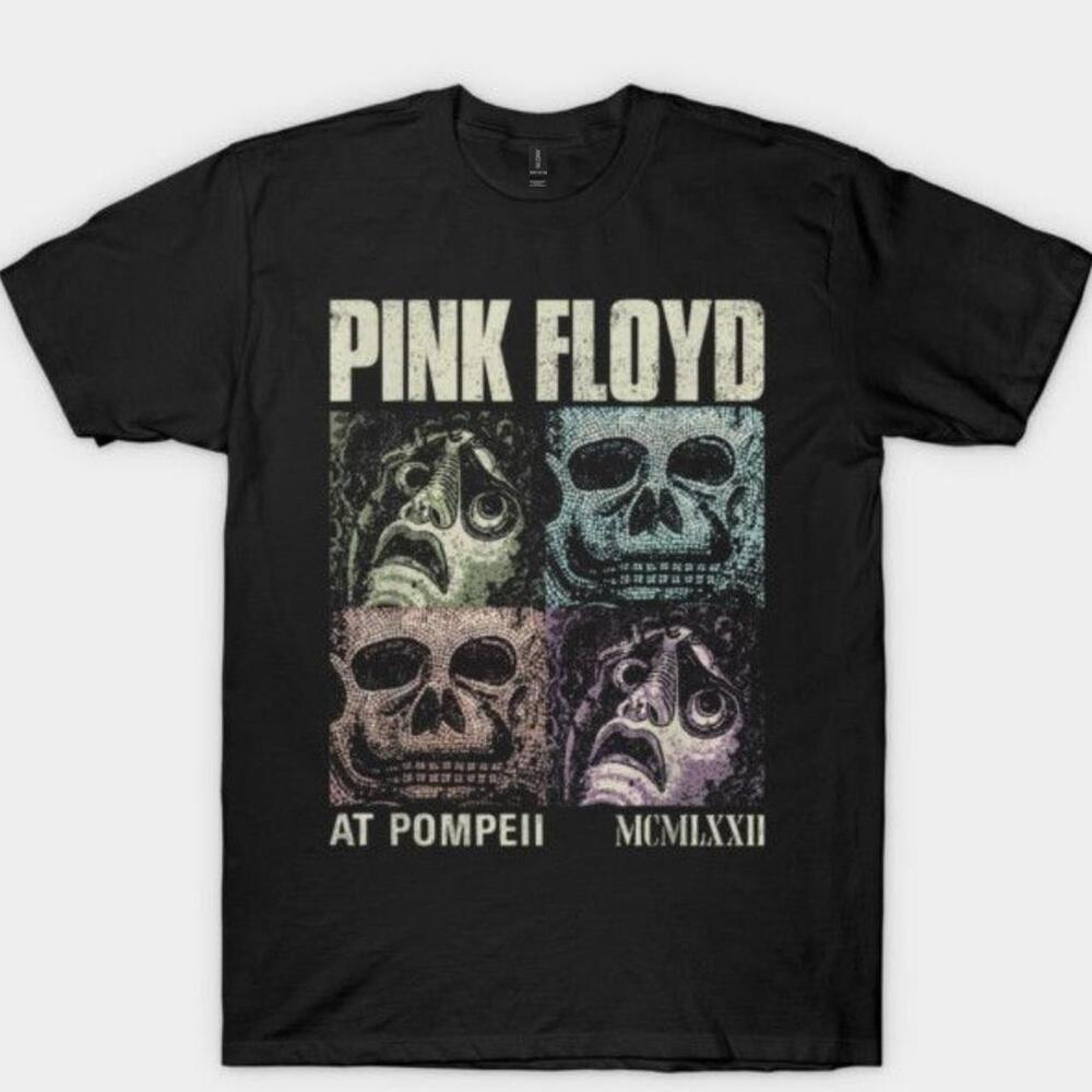 Floyd Black And Multi Coloured Cotton Streetwear Tee